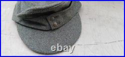 UNISSUED WWII German Wool M43 WINTER Wool Service Field Cap 100% Authentic