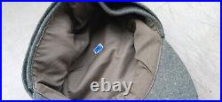 UNISSUED WWII German Wool M43 WINTER Wool Service Field Cap 100% Authentic