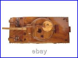 US M4 M4A1 M4A2 Sherman Allied WWII Medium Tank Wood Wooden Mahogany Fury Model