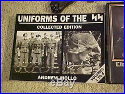 Uniforms of the SS Combine 6 Volumes/ Mollo, & Cloth Insignia of the SS/ Angolia