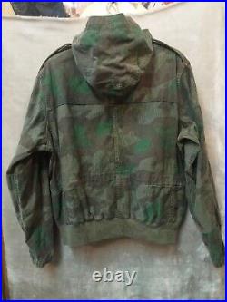 VINTAGE 70s MIL-TEC WWII GERMAN HEER ARMY SPLINTER CAMO REVERSIBLE FIELD