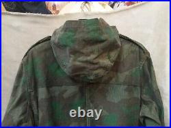 VINTAGE 70s MIL-TEC WWII GERMAN HEER ARMY SPLINTER CAMO REVERSIBLE FIELD