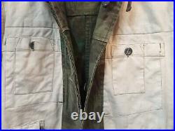 VINTAGE 70s MIL-TEC WWII GERMAN HEER ARMY SPLINTER CAMO REVERSIBLE FIELD