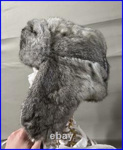 VINTAGE! German WW2 Rabbit Fur Hat