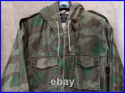 VINTAGE MIL-TEC WWII GERMAN HEER ARMY SPLINTER CAMO REVERSIBLE FIELD SizeXL