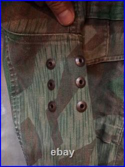 VINTAGE MIL-TEC WWII GERMAN HEER ARMY SPLINTER CAMO REVERSIBLE FIELD SizeXL