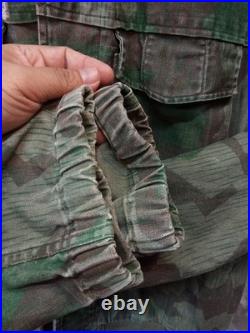 VINTAGE MIL-TEC WWII GERMAN HEER ARMY SPLINTER CAMO REVERSIBLE FIELD SizeXL