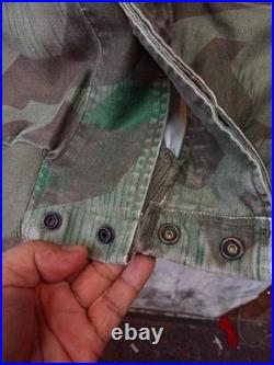 VINTAGE MIL-TEC WWII GERMAN HEER ARMY SPLINTER CAMO REVERSIBLE FIELD SizeXL
