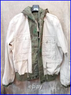 VINTAGE MIL-TEC WWII GERMAN HEER ARMY SPLINTER CAMO REVERSIBLE FIELD SizeXL