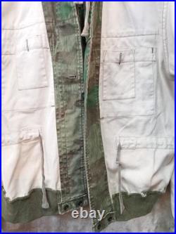 VINTAGE MIL-TEC WWII GERMAN HEER ARMY SPLINTER CAMO REVERSIBLE FIELD SizeXL