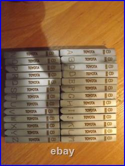VIN letters Set 8 mm for Toyota