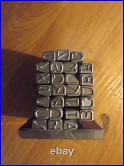 VIN letters Set 8 mm for Toyota