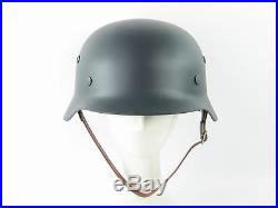 Very Good WW2 German M35 Steel Helmet Field Gray Best Replica Helmets New
