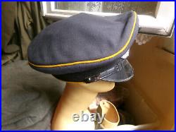 Very rare luftwaffe paratrooper hat under officer ww2 perfect condition