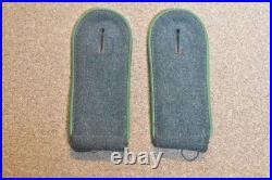 Veteran ID'D Original WW2 German Tunic Shoulder Boards Panzergrenadier Original