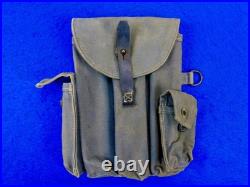 Vintage Aged Replica of German Germany WW2 Canvas Ammo Pouch Holder Bag