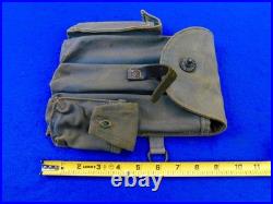 Vintage Aged Replica of German Germany WW2 Canvas Ammo Pouch Holder Bag