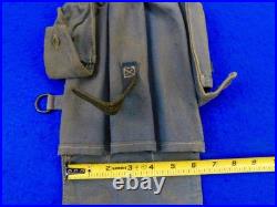 Vintage Aged Replica of German Germany WW2 Canvas Ammo Pouch Holder Bag