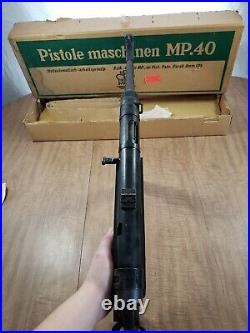 Vintage M. G. C. Co. German Model MP-40 Pistole Maschinen Submachine Reproduction