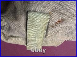 Vintage Original WW II German Battle Pack Bag For A-Frame With German Eagle Mark