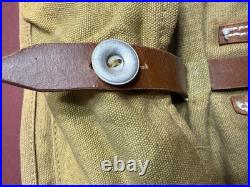 Vintage Original WW II German Battle Pack Bag For A-Frame With German Eagle Mark