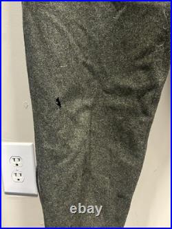 Vintage Reproduction WW2 German Military Fieldgray Uniform Trousers