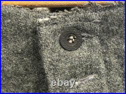 Vintage Reproduction WW2 German Military Fieldgray Uniform Trousers