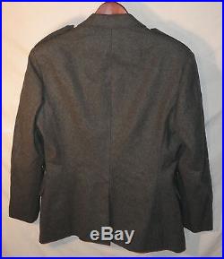 Vintage Reproduction WWII German Swiss Army Military Wool Uniform Jacket Coat