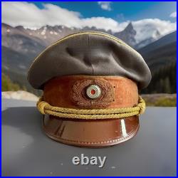 Vintage WW2 German Chancellor Leader General Officers Visor War Hat Cap Sz 57