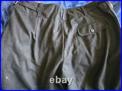 Vintage WW2 German PANZER Military ELITE Uniform Trousers Reproduction Estate
