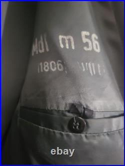 Vtg. WW2 German (Oberst) Colonel Blue Wool Peacoat Made In Germany 40 X 50