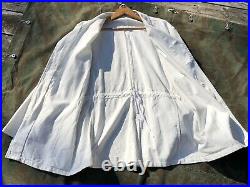 WHITE DRILICHE TUNIC enlisted HBT summer WWII German Army XL size 48 snow camo