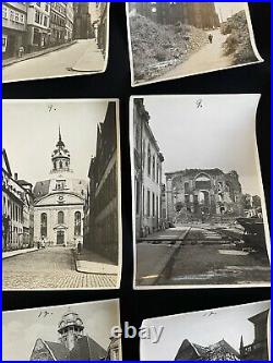 WW11 Photographs Pre / Post Bombing Kessel Germany Set of 20 Ephemera