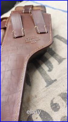 WW1 German Army Mauser C96 100% Handmade Cow 100% Leather Holster Czech Made