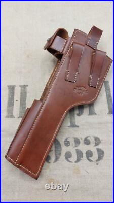 WW1 German Army Mauser C96 100% Handmade Cow 100% Leather Holster Czech Made