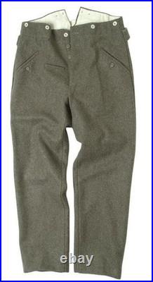 WW1 German M15 Field Grey Wool Trousers Reproduction