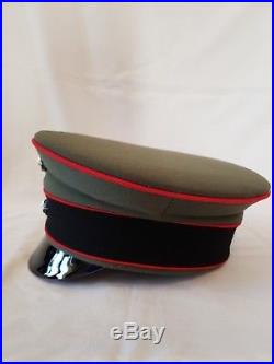 WW1 German Prussian Army M1910 Specialists Officers Visor Hat Cap Schirmuttzen