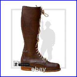 WW2 1920's German SA Kampfzeit Long Lace Up Boot (No Flap), All Sizes Available