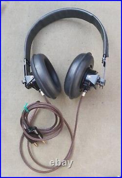 WW2 2WK German Panzer Headset Replica-Textile Fabric Cable