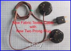 WW2 2WK German Panzer Headset Replica-Textile Fabric Cable