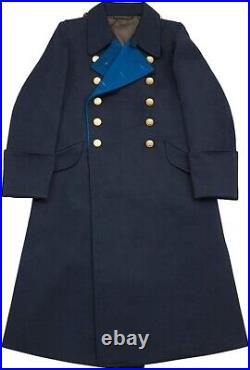 WW2 Army German M32 Coat Navy Blue General Greatcoat Repro Army Trench Coat