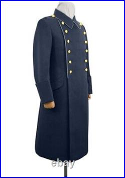 WW2 Army German M32 Navy Blue Gabardine General Greatcoat Repro Army Trench Coat