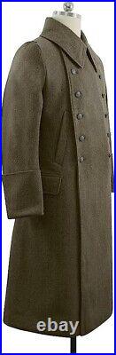 WW2 Army German M44 Lite Brown General Greatcoat Repro Army Trench Coat