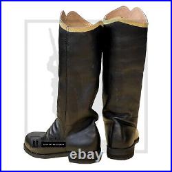 WW2 Civil War Hessian Boot (Gold), Military Riding Leather Boots, In All Sizes