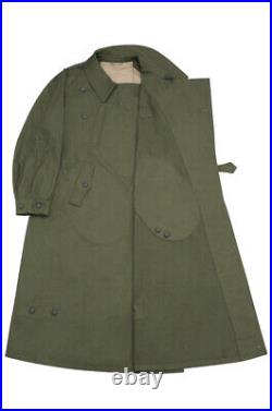 WW2 DAK Tropical Afrikakorps Motorcyclist olive protective coat Kradmantel
