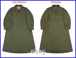 WW2 DAK Tropical Afrikakorps Motorcyclist olive protective coat Kradmantel
