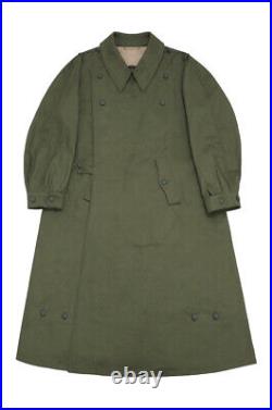 WW2 DAK Tropical Afrikakorps Motorcyclist olive protective coat Kradmantel 2XL