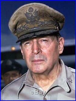 WW2 Douglas MacArthur General Of The Army General Officers Crusher Visor Hat Cap