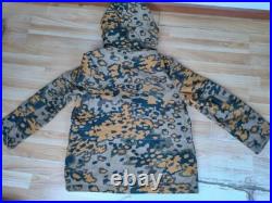 WW2 GERMAN AUTUMN OAK LEAF CAMO WINTER REVERSIBLE PARKA WWII Repro Double-sided