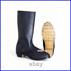 WW2 GERMAN EARLY-WAR M35 TALL JACKBOOTS GERMAN MARCHING BOOTS Made to Size WW2 GERMAN EARLY-WAR M35 TALL JACKBOOTS GERMAN MARCHING BOOTS Made to Size